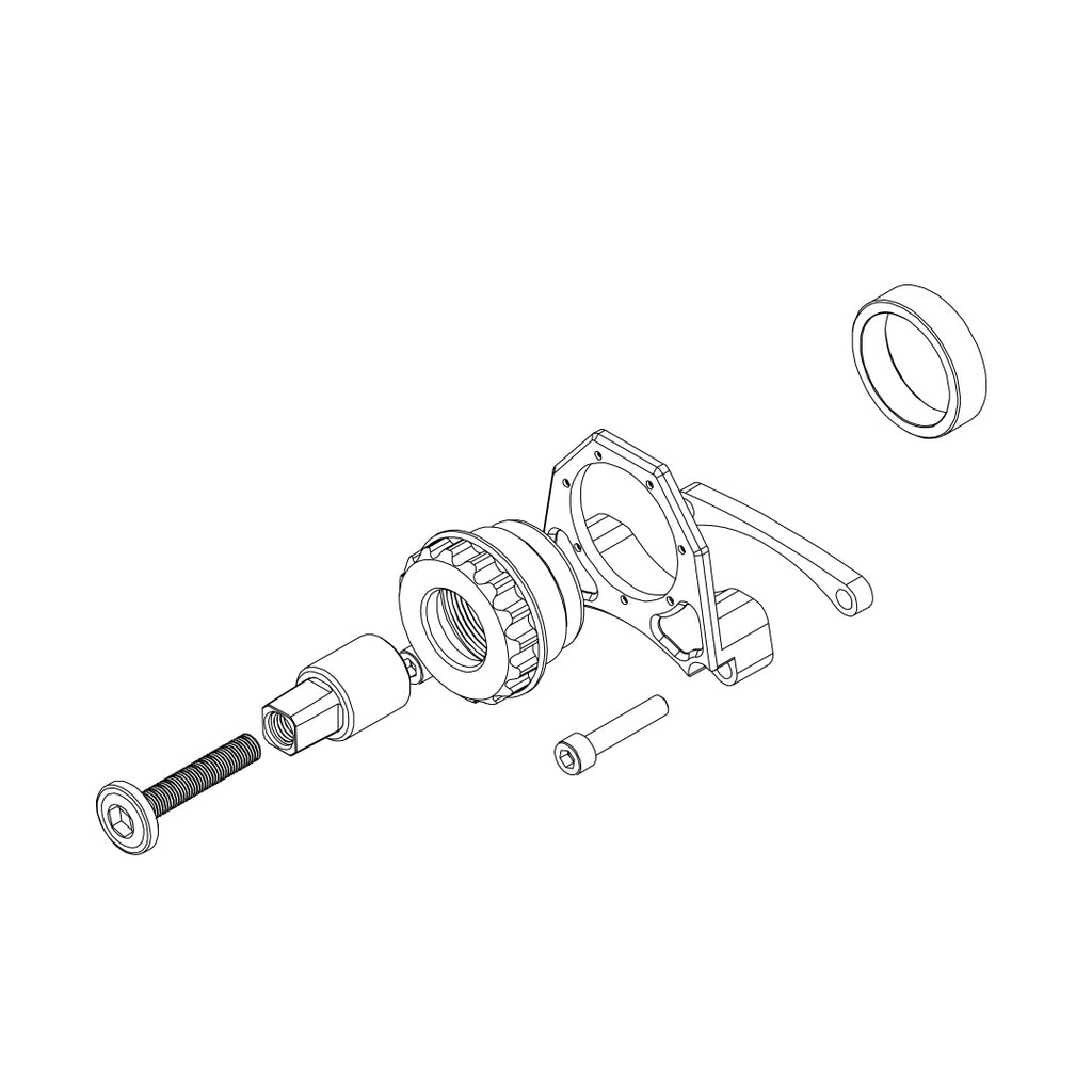 Press Fit 41mm BB86/92 adaptor for 68mm BBSHD/BBS02 motors
