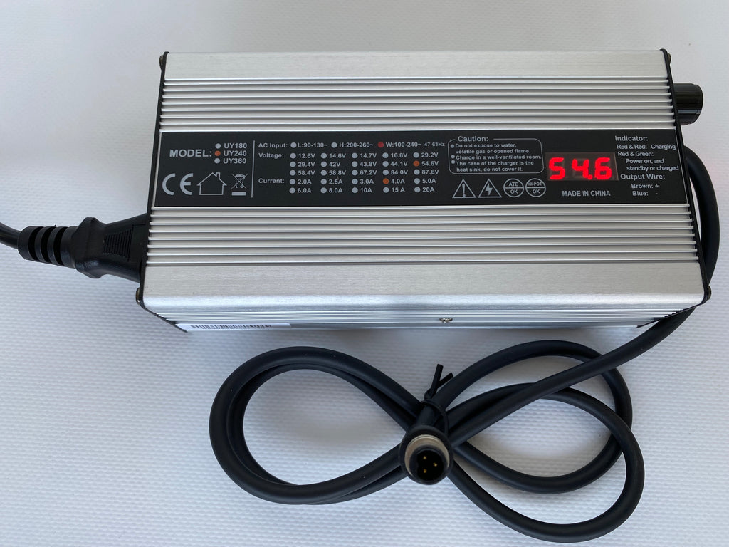 Charger 48 volt 4 amp 80-90-100% with read out display